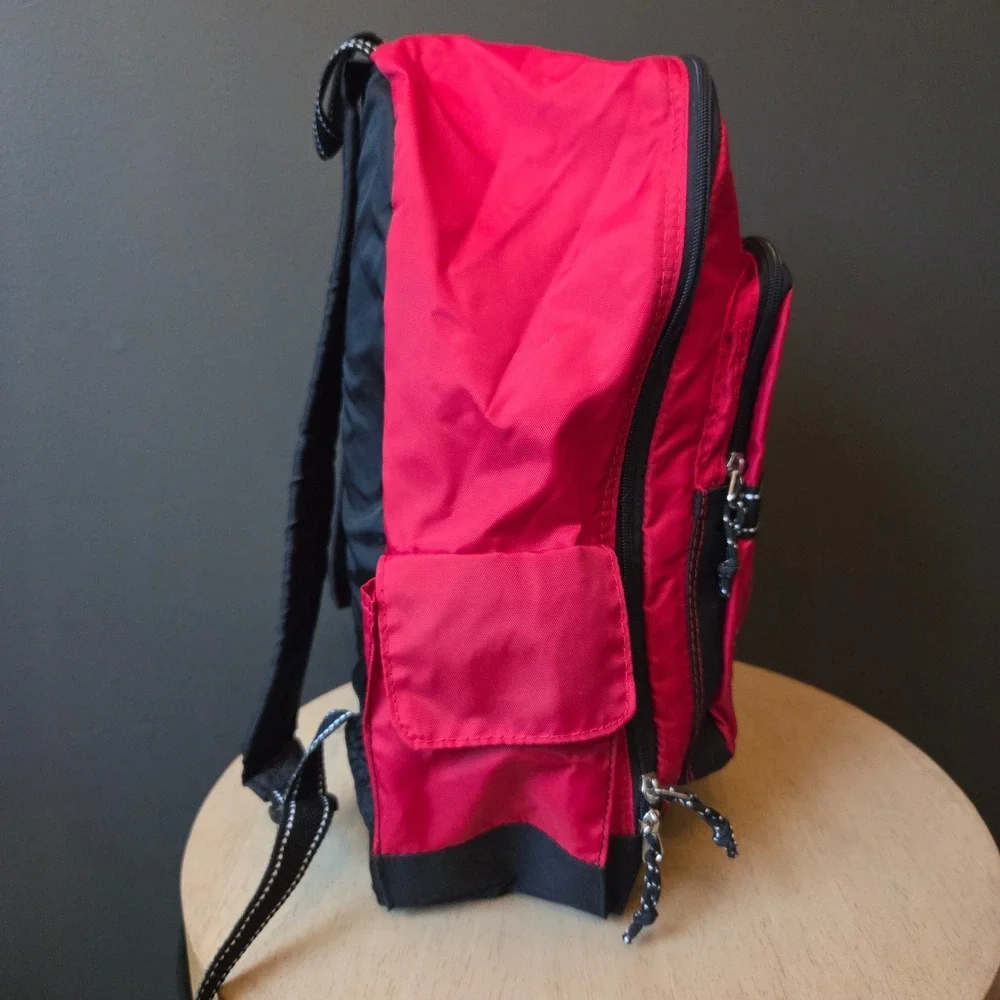 Vintage Walt Disney World Lilo Hula Red Nylon Backpack Disney‎ Parks Travel Bag